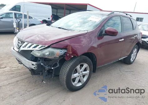 2009 Nissan Murano Sl z USA, uszkodzony, nr VIN JN8AZ18W69W145907